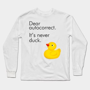 Duck Long Sleeve T-Shirt